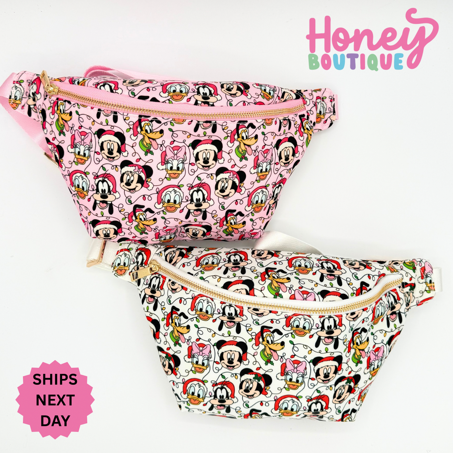 NEW Christmas Lights LARGE Fanny Pack