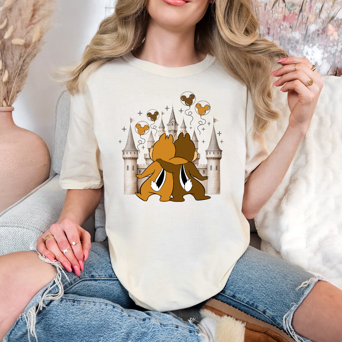 Chipmunks at the Castle Comfort Colors Shirt