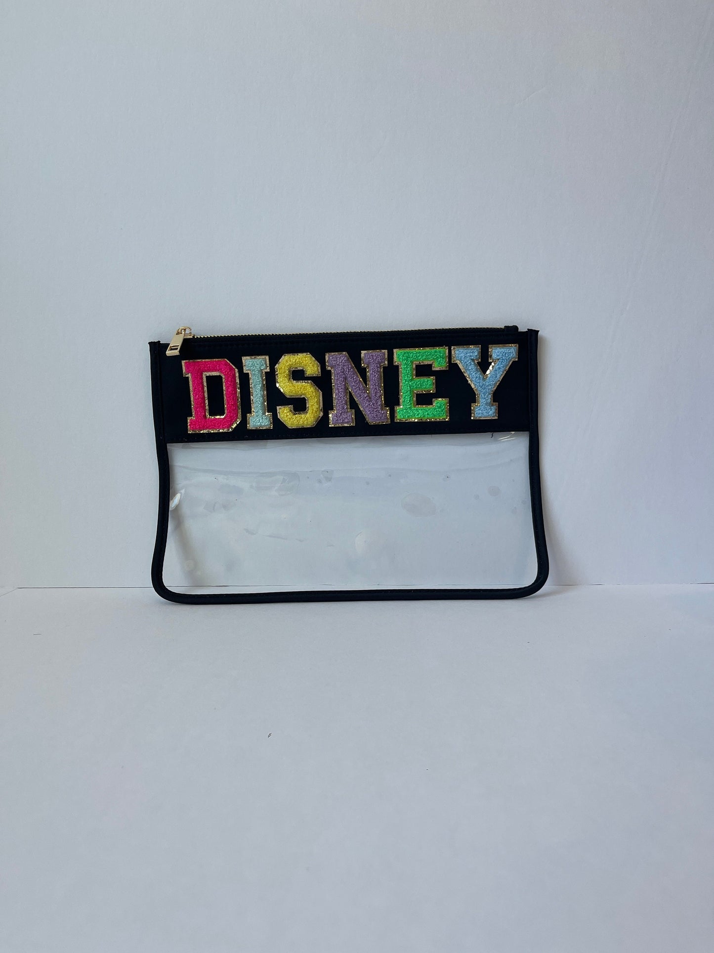 Magical Nylon Clear Pouch with Patches | Nylon Cosmetic Bag | Snack Bags