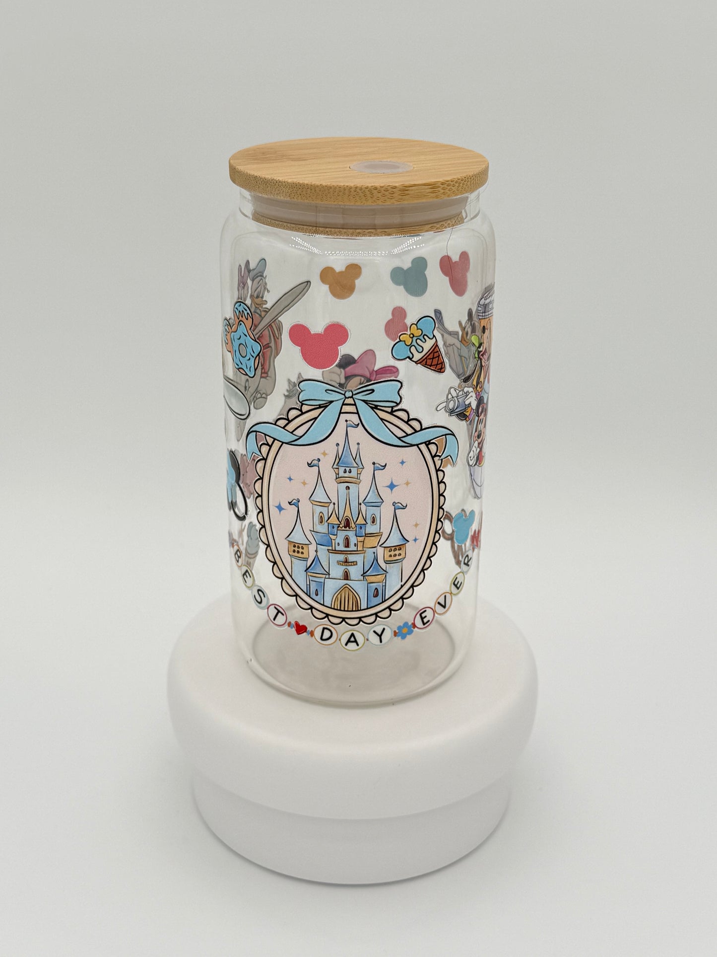 Best Day Ever Magical 16oz Glass Cup