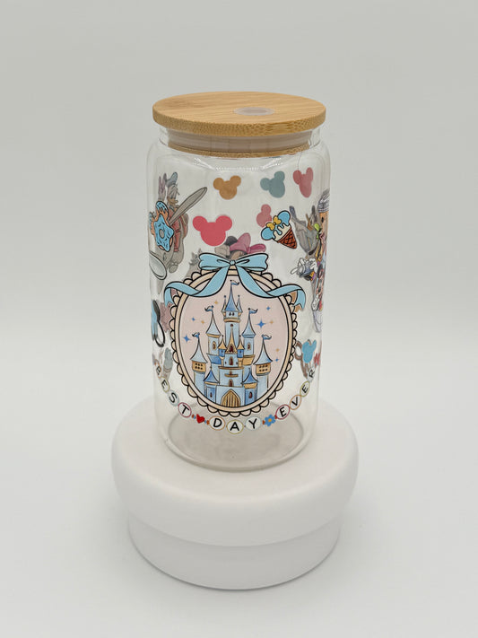 Best Day Ever Magical 16oz Glass Cup
