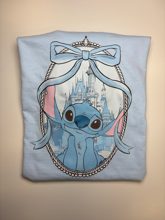 Blue Alien Castle Coquette Comfort Colors Shirt