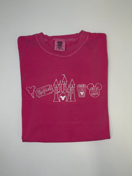 Magical Icons Embroidered Comfort Colors Shirt