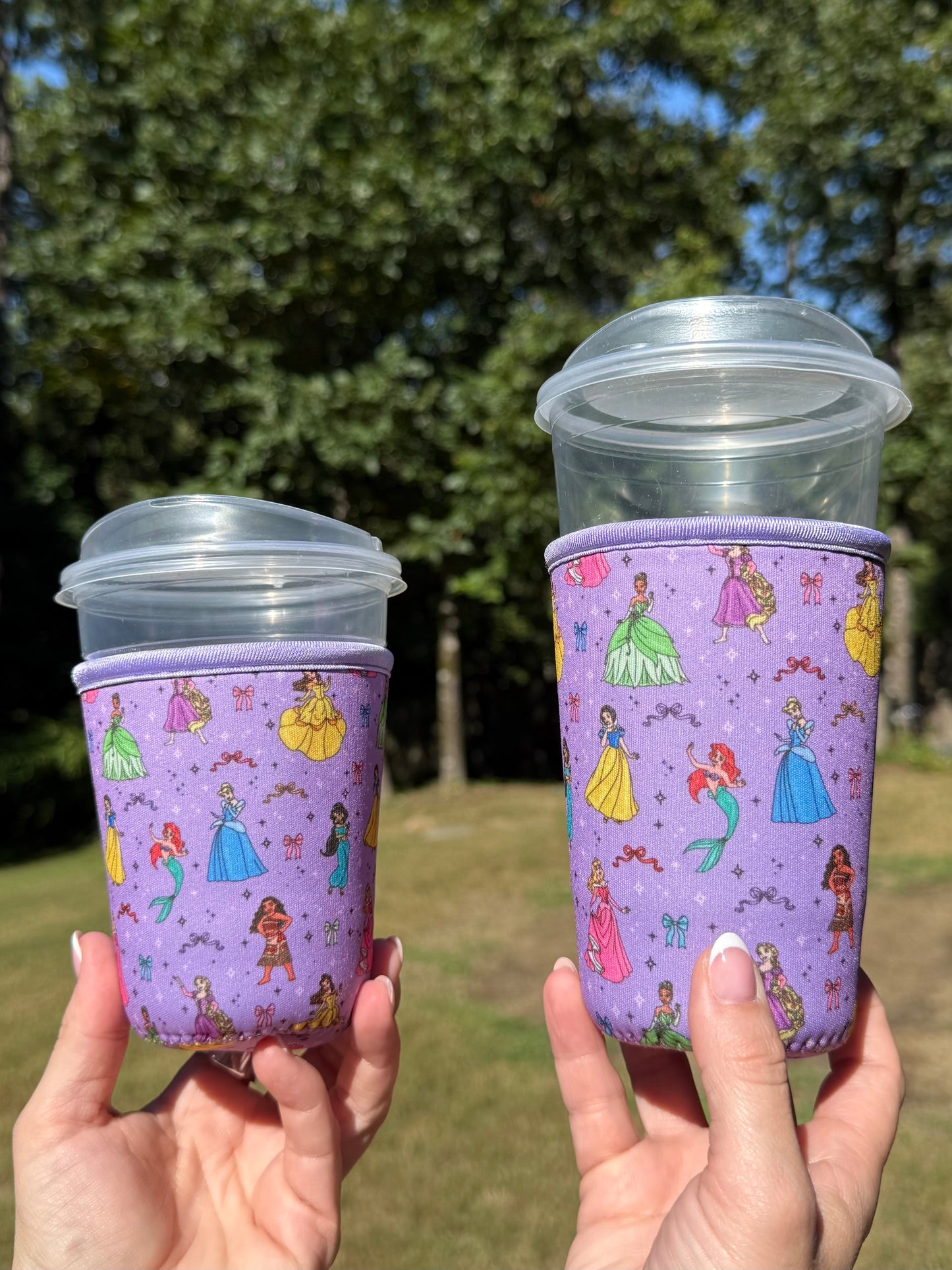 Purple Princess Coffee Sleeves - Iced Drink Sleeve