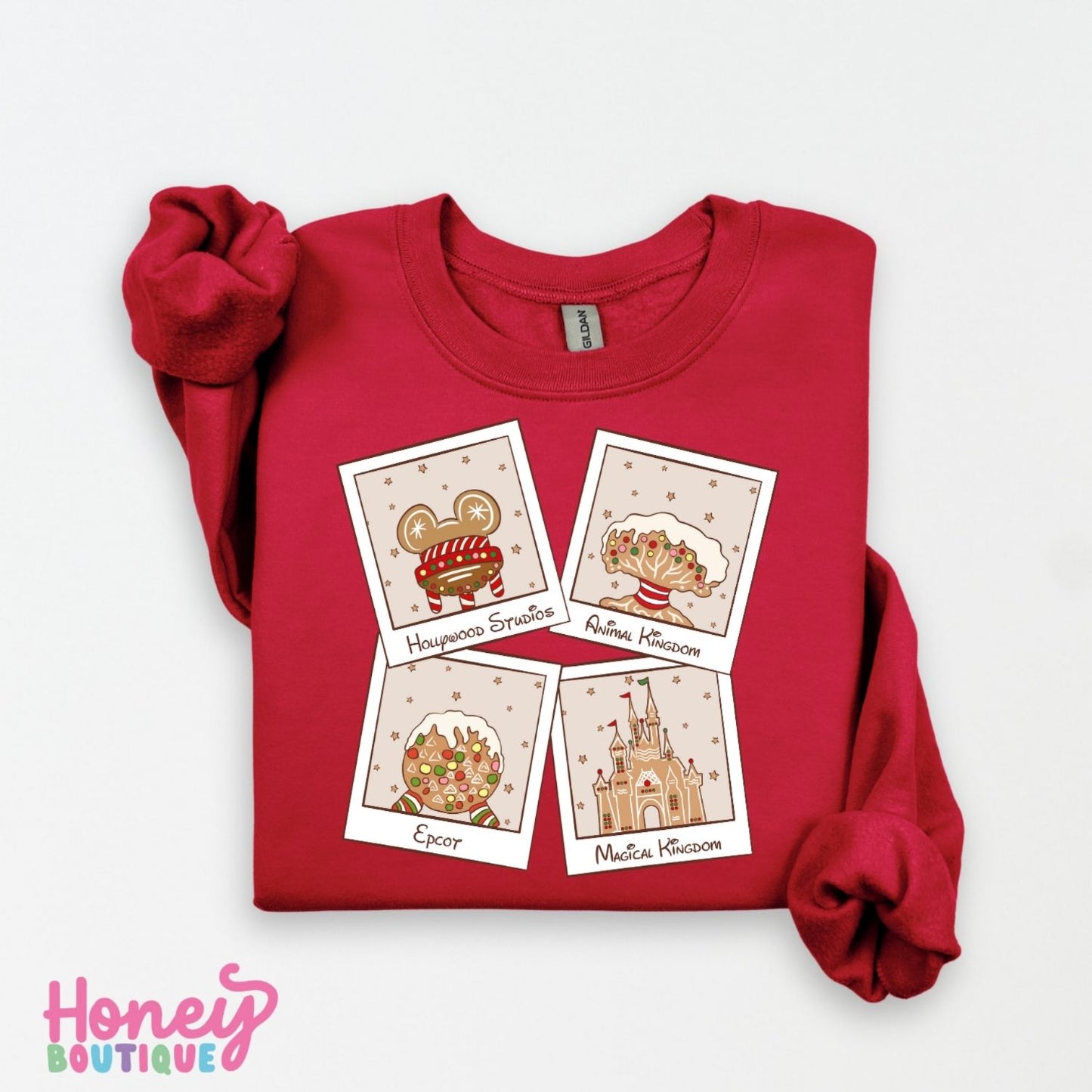 Gingerbread Park Icons Sweatshirt