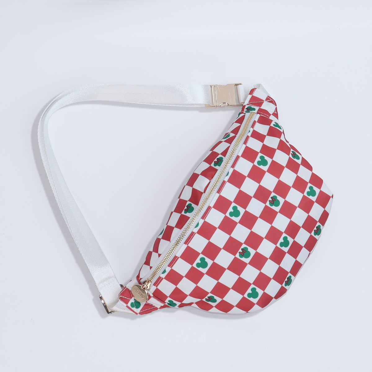 Checkered Christmas Fanny Pack