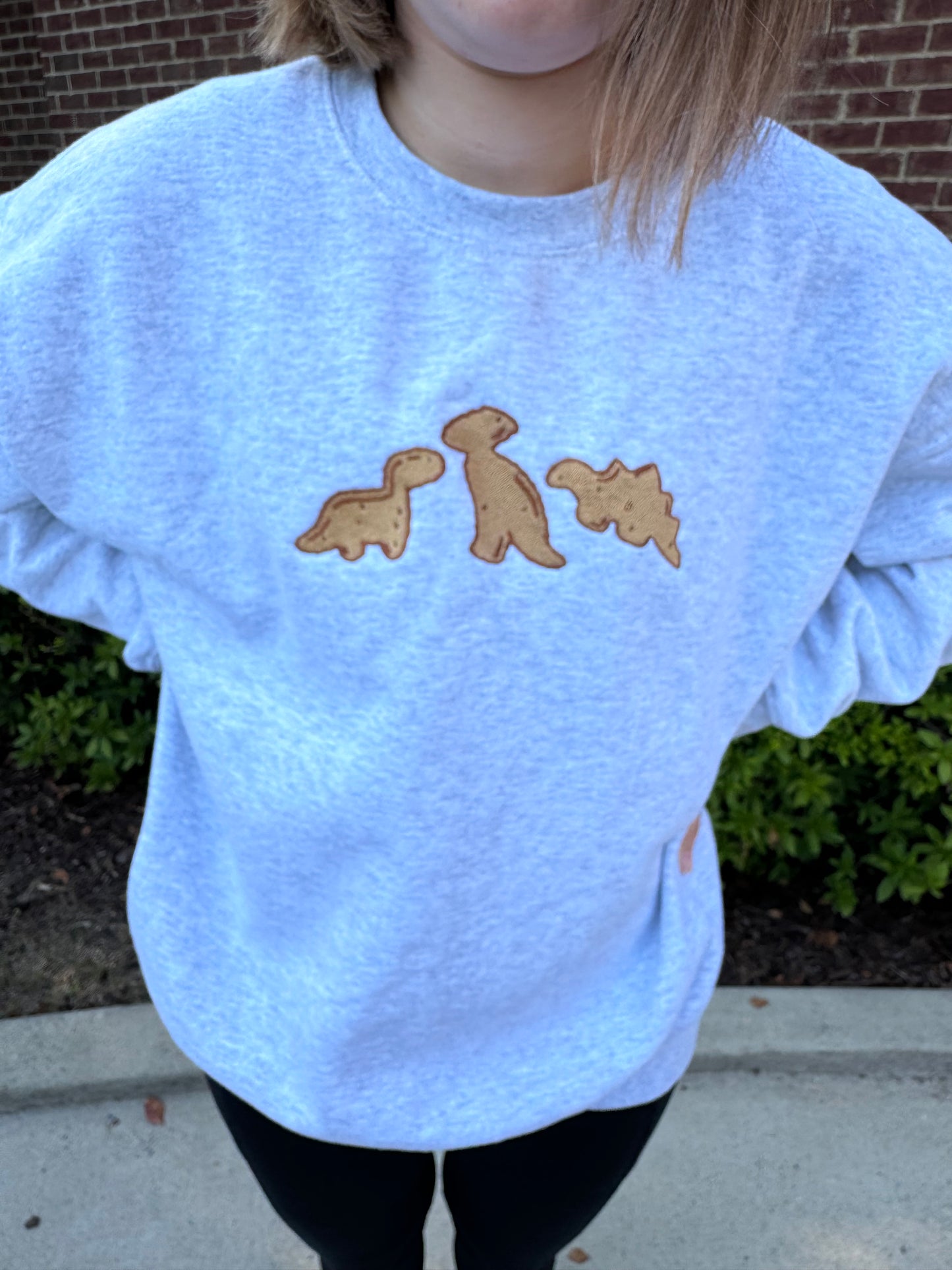 Dino Nuggets Embroidered Sweatshirt