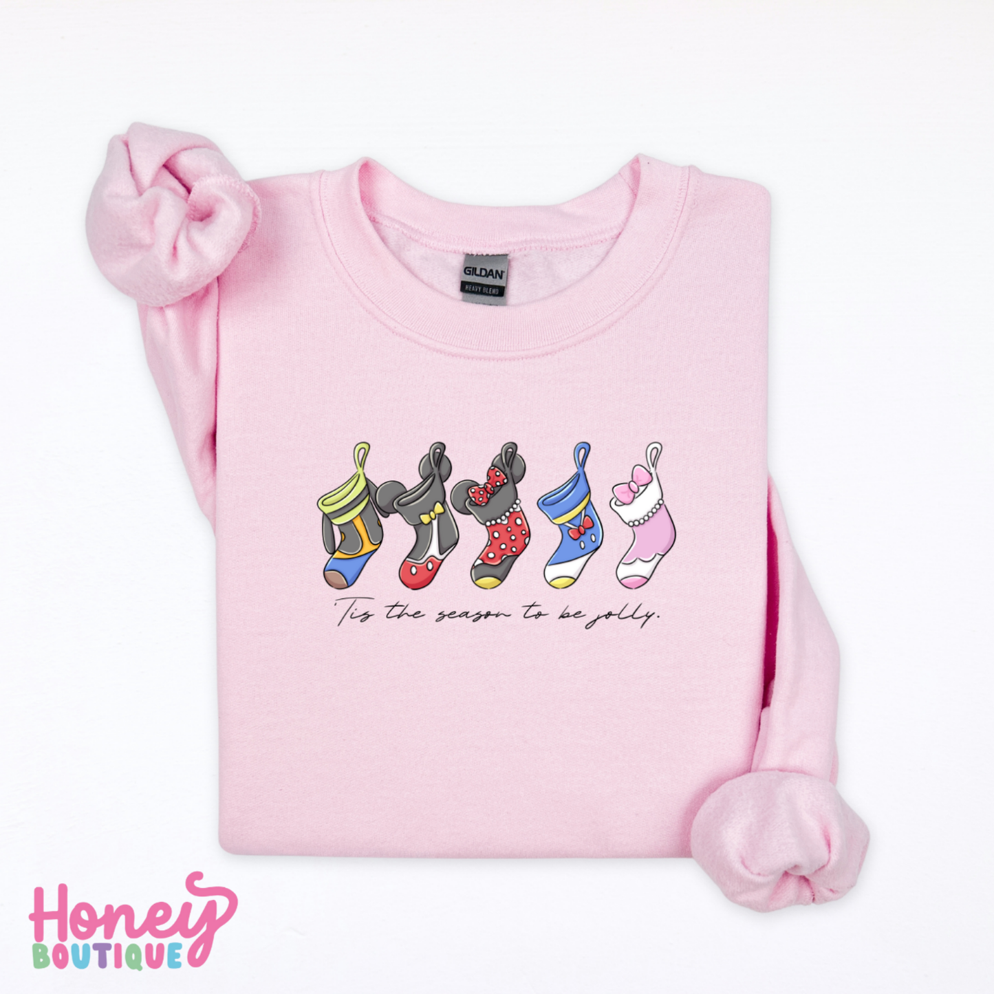 Mouse and Friends Stockings Sweatshirt