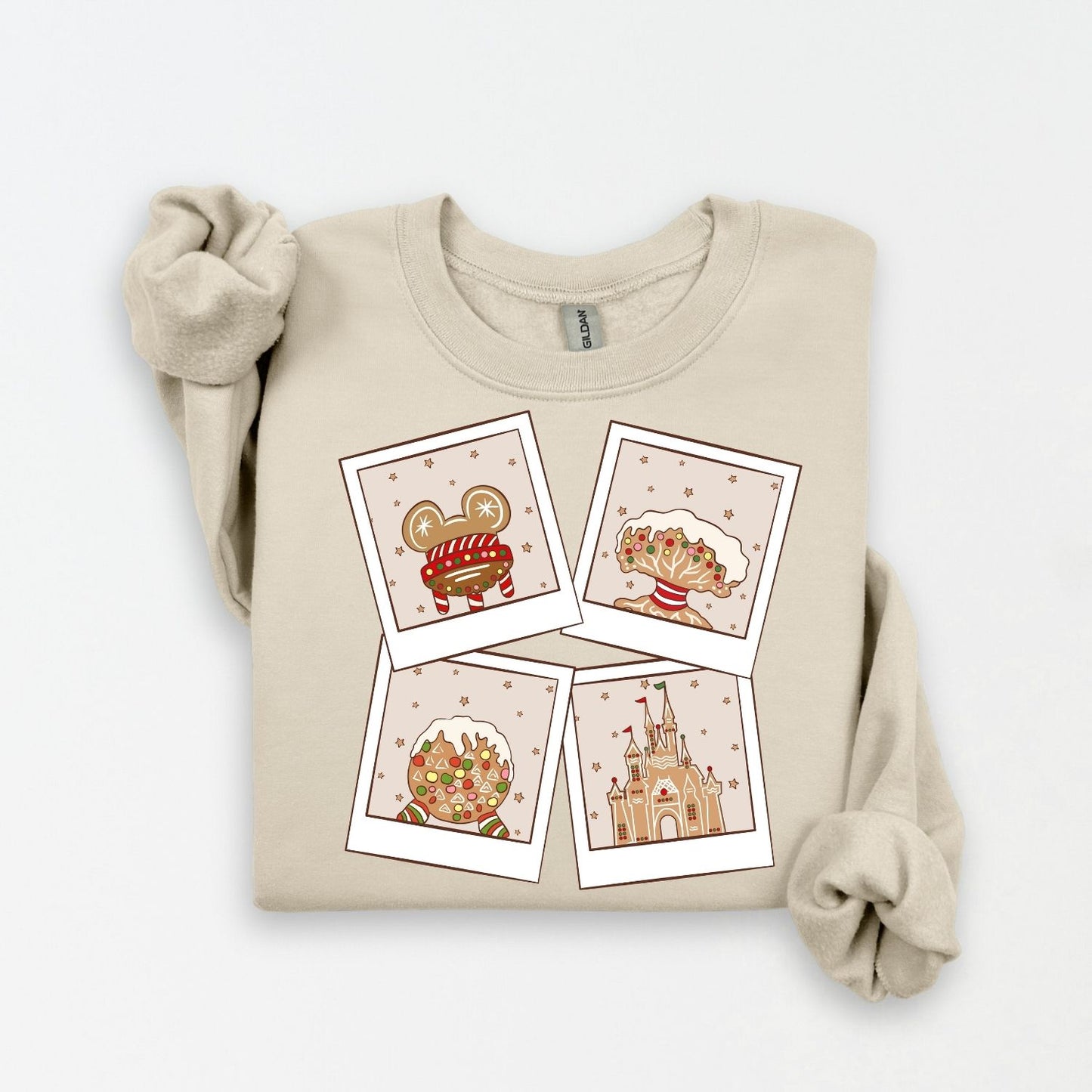 Gingerbread Park Icons Sweatshirt