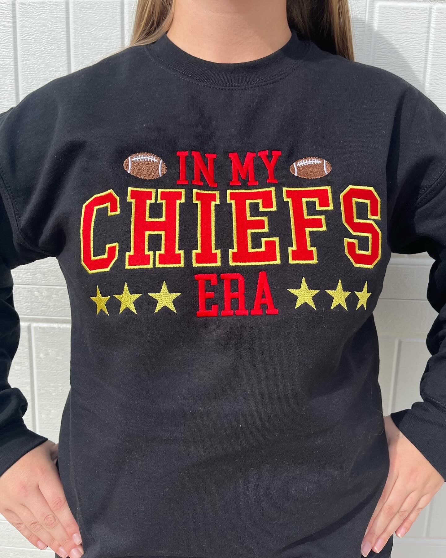 In My Chiefs Era Embroidered Sweatshirt