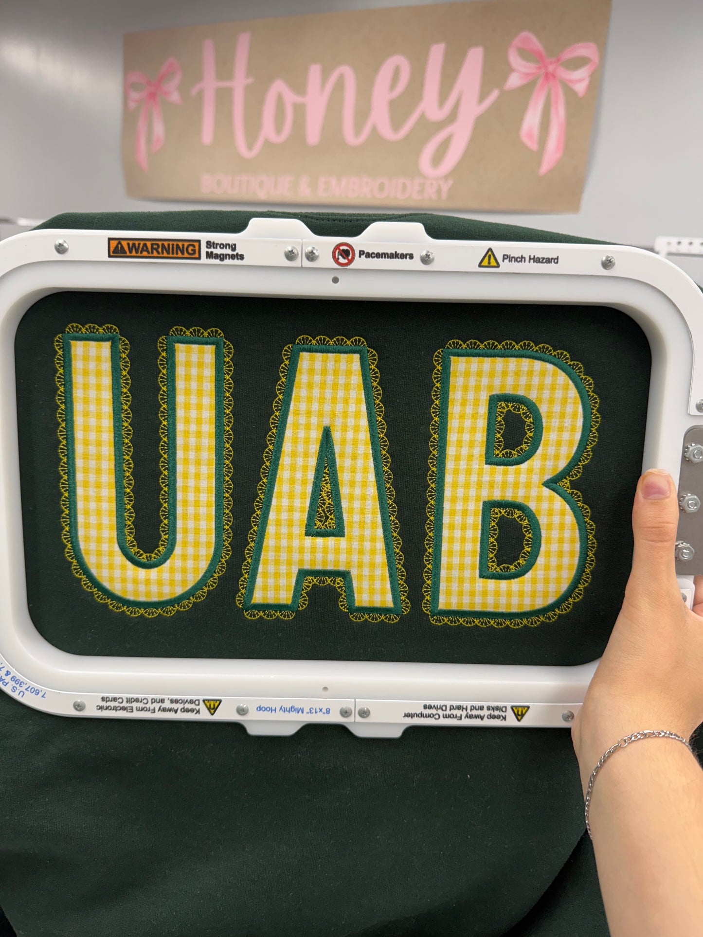 UAB Appliqué Embroidered Sweatshirt