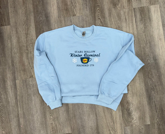 Stars Hollow Winter Festival Embroidered Sweatshirt