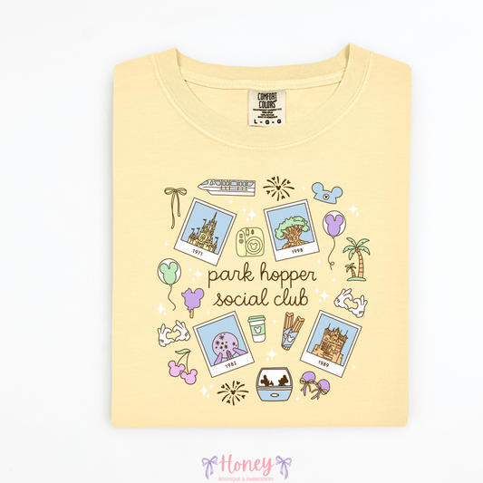 Park Hopper Social Club - T-Shirt or Sweatshirt