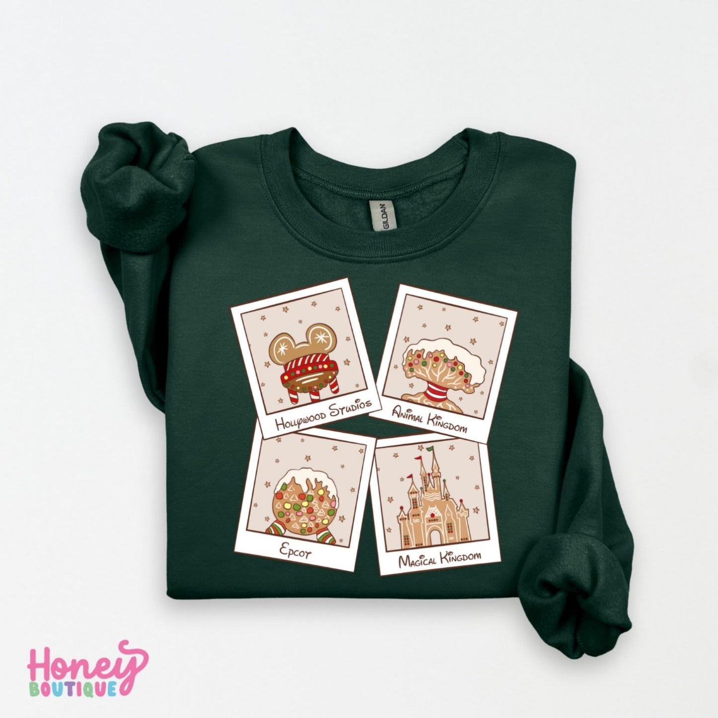 Gingerbread Park Icons Sweatshirt