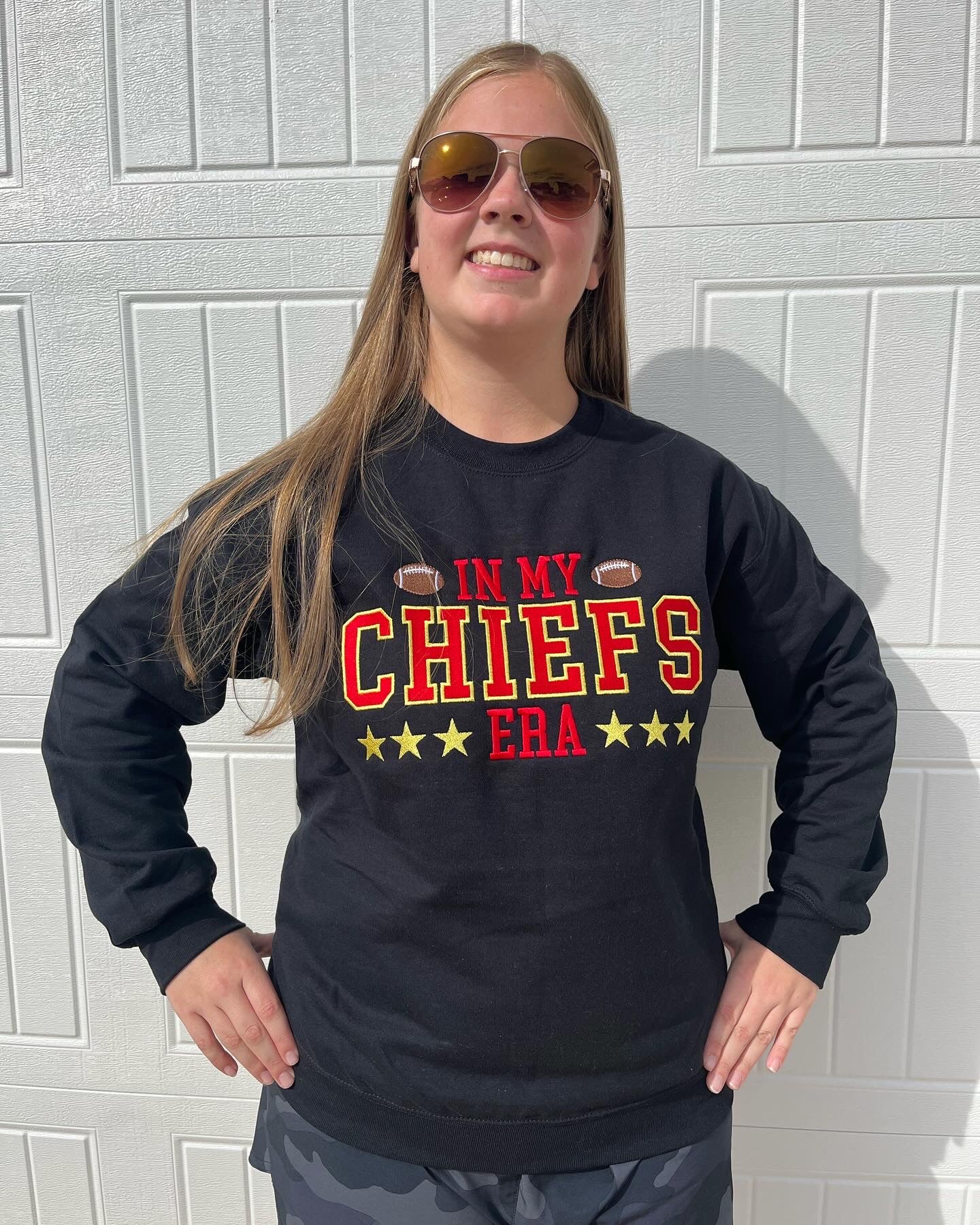 In My Chiefs Era Embroidered Sweatshirt