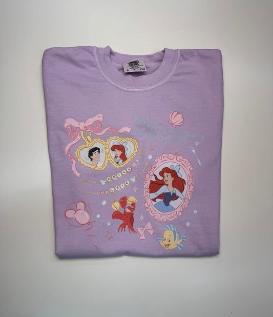 Mermaid and Eric Coquette Comfort Colors Shirt