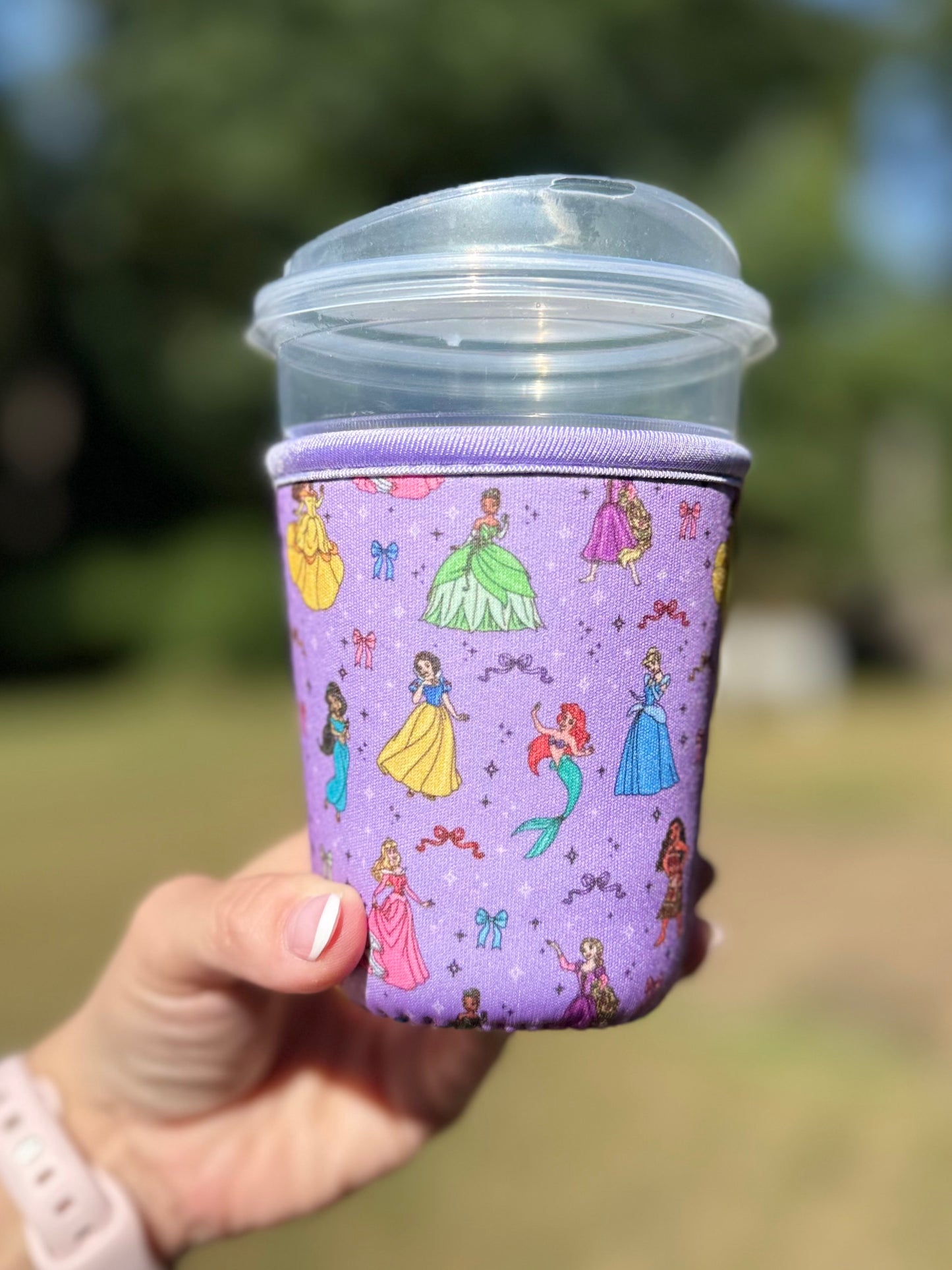 Purple Princess Coffee Sleeves - Iced Drink Sleeve