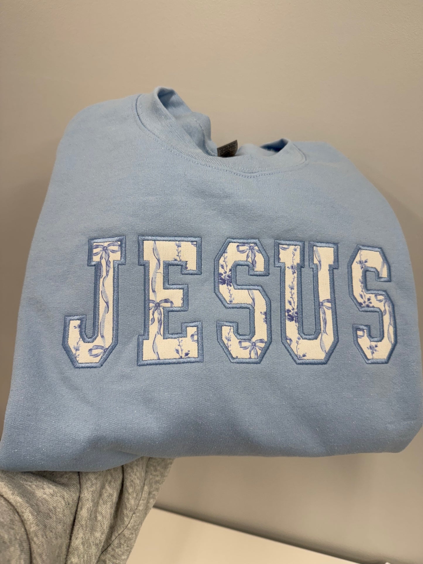 JESUS Applique Sweatshirt