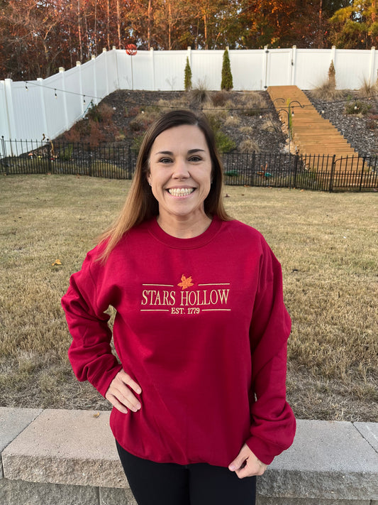 Stars Hollow Embroidered Sweatshirt