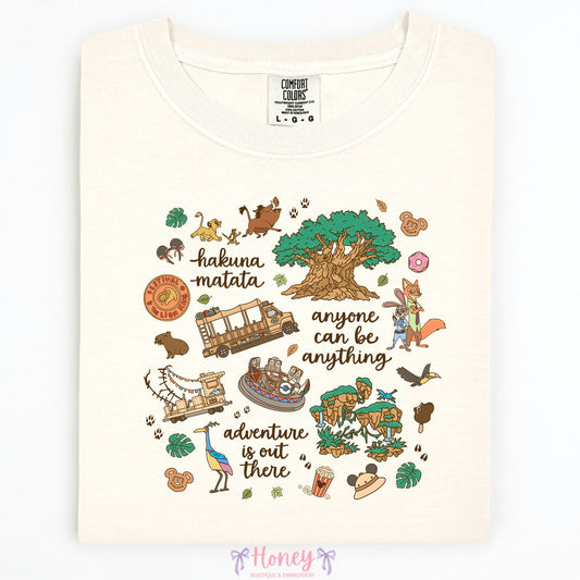 Animal Kingdom Collage - T-Shirt or Sweatshirt
