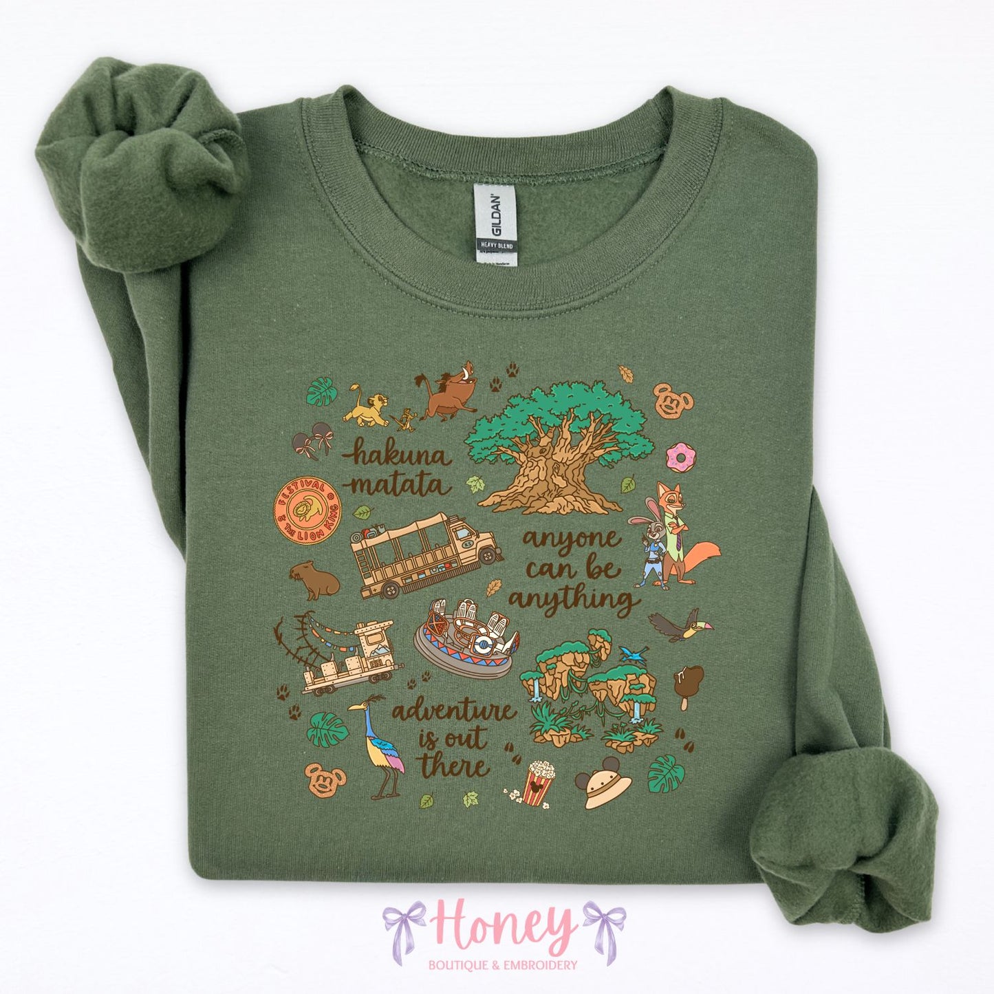 Animal Kingdom Collage - T-Shirt or Sweatshirt