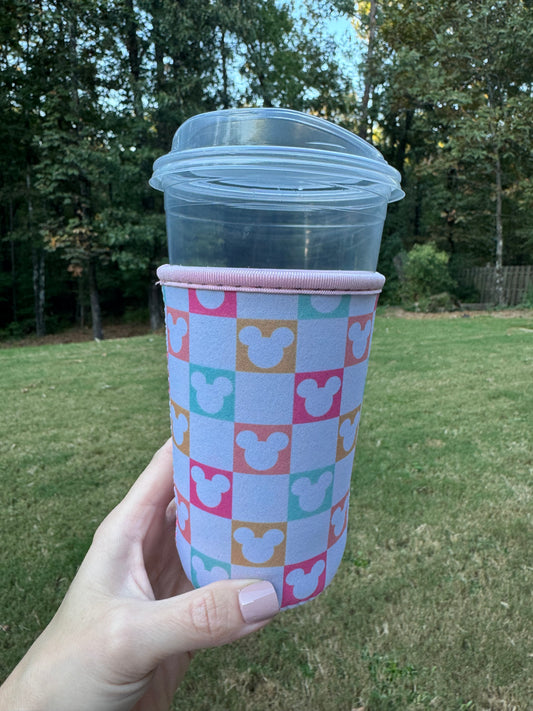 Magical Checkered Coffee Sleeve