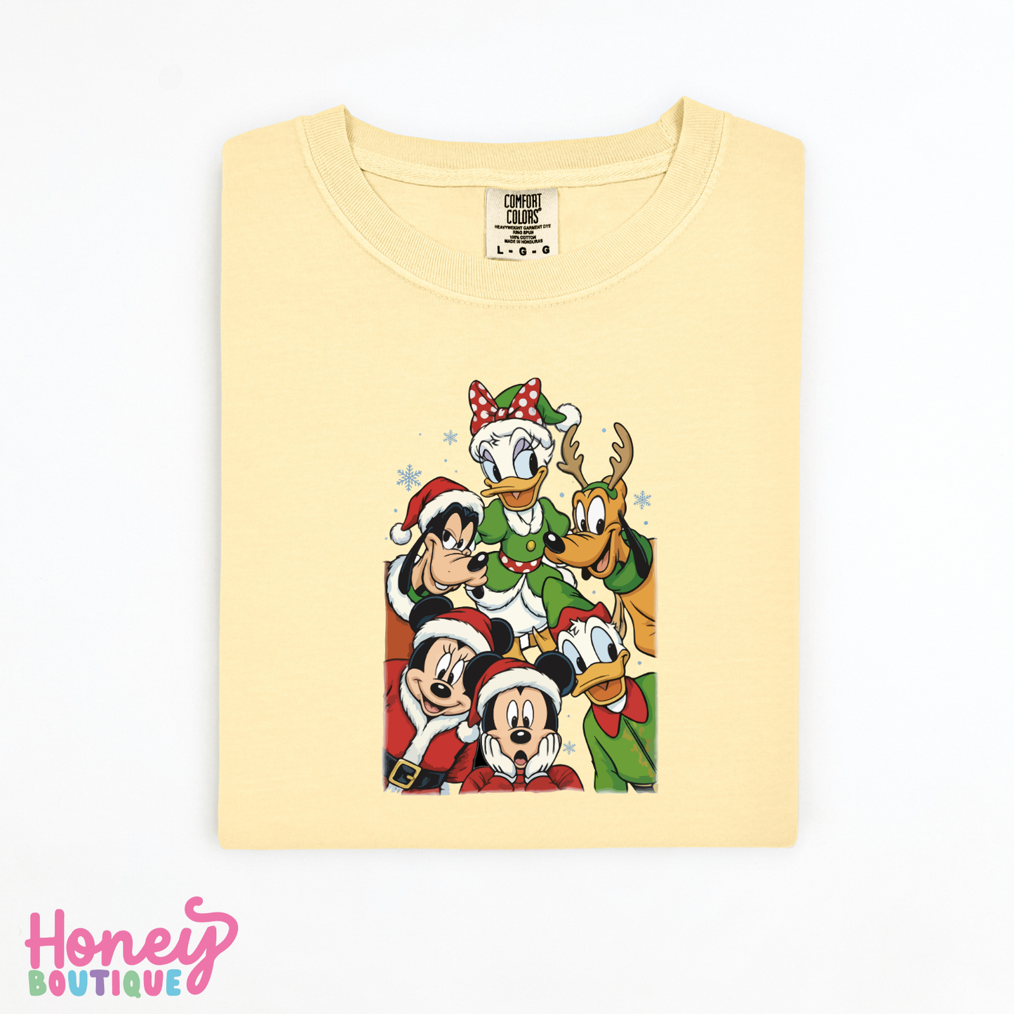 Christmas Friends Selfie Comfort Colors Shirt