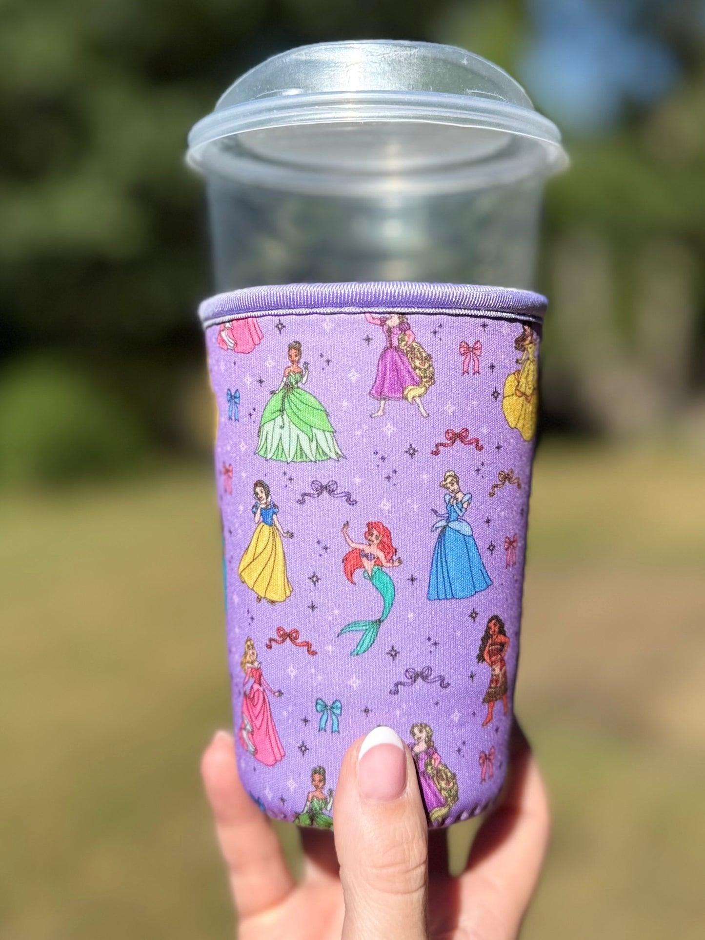 Purple Princess Coffee Sleeves - Iced Drink Sleeve
