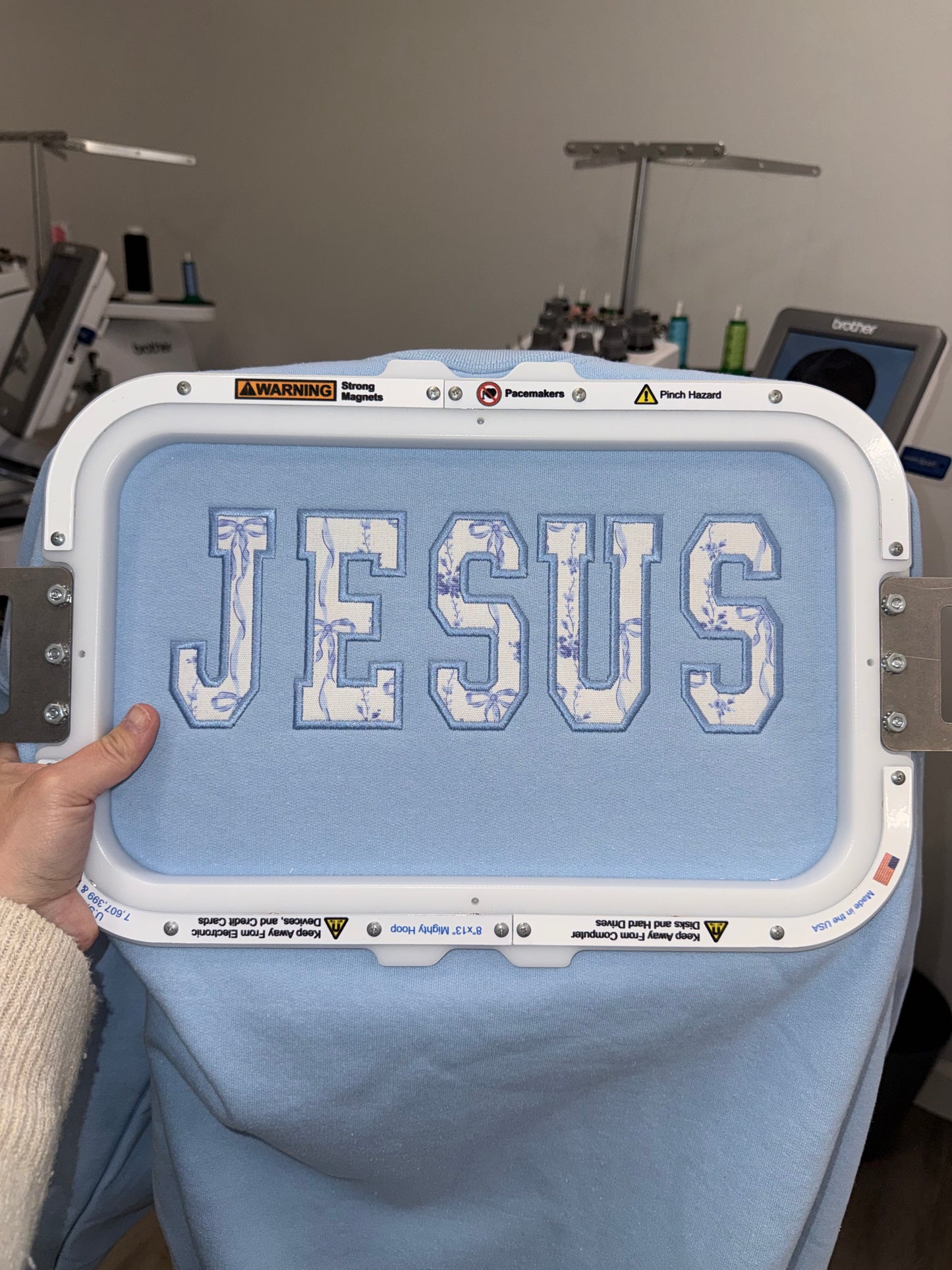 JESUS Applique Sweatshirt