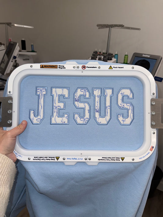 JESUS Applique Sweatshirt