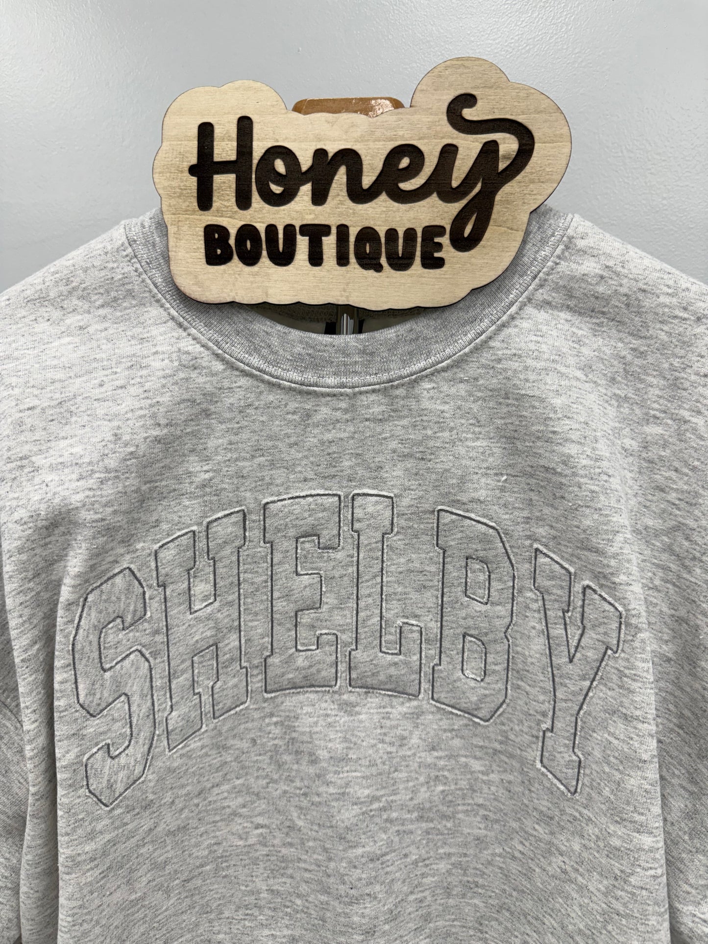Shelby Appliqué Embroidered Sweatshirt