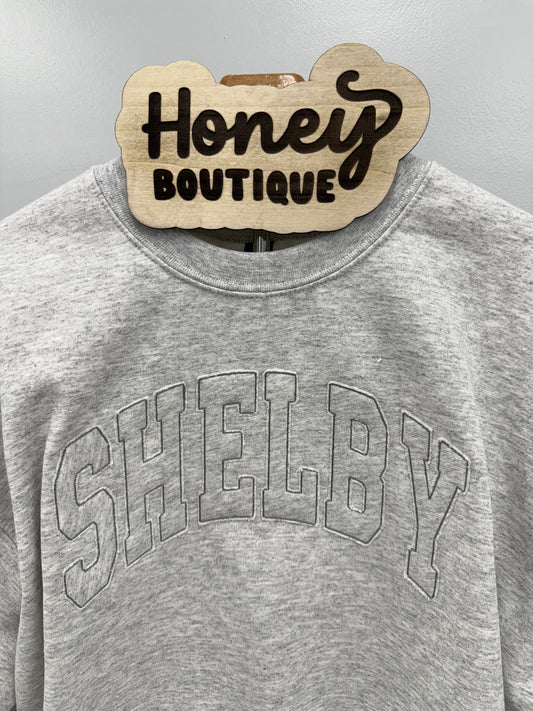 Shelby Appliqué Embroidered Sweatshirt