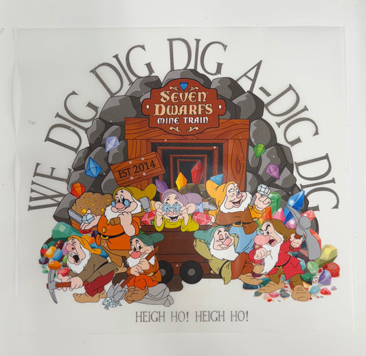 Dig Dig Dig Dwarfs Comfort Colors Shirt