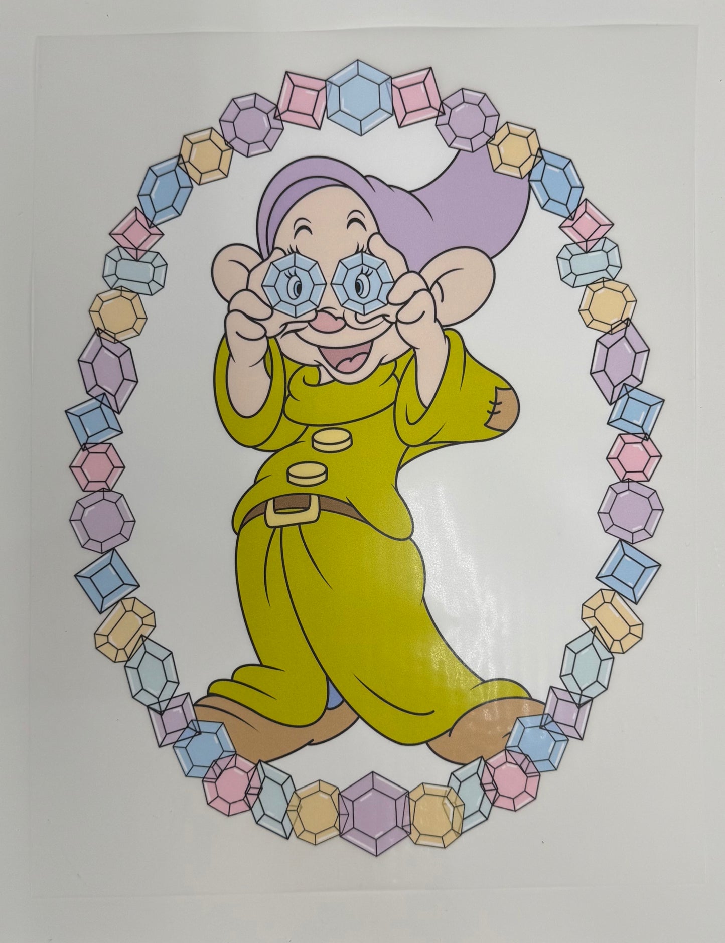 Dopey with Diamonds Comfort Colors Shirt