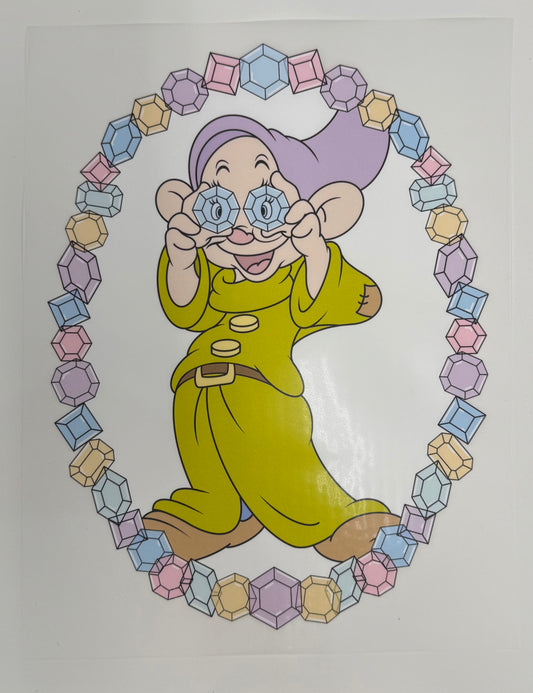 Dopey with Diamonds Comfort Colors Shirt