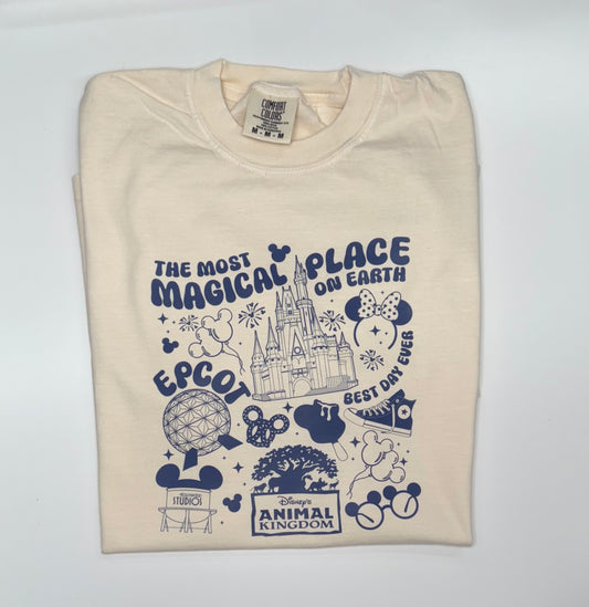 Most Magical Place Comfort Colors Shirt