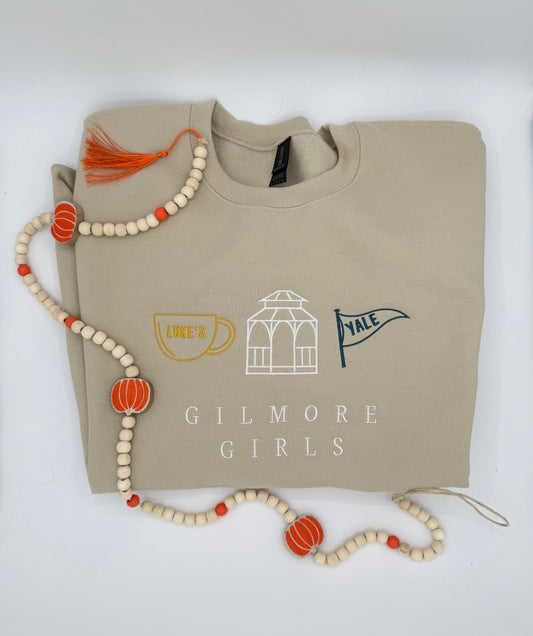 Gilmore Girls Embroidered Sweatshirt