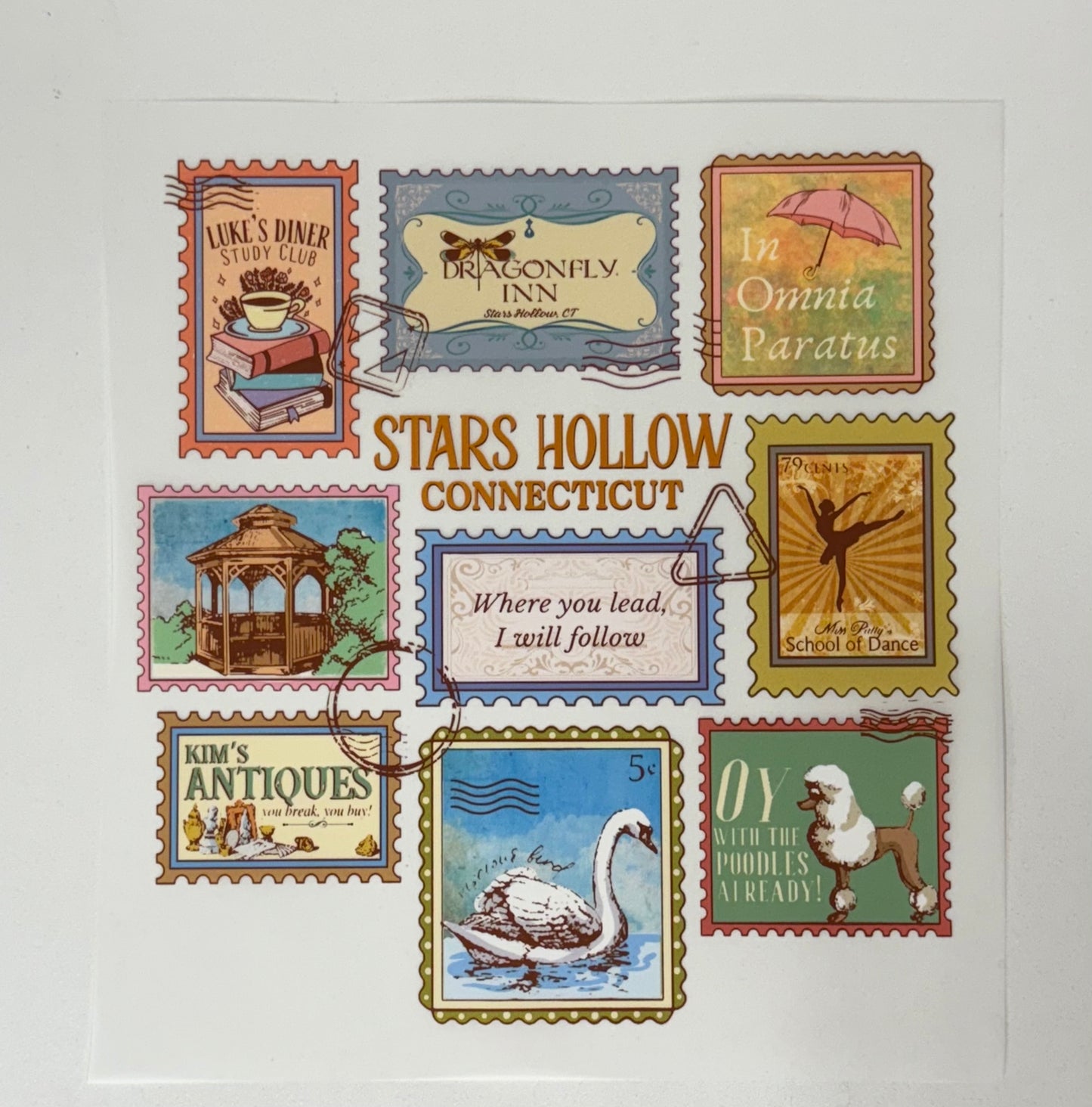 Stars Hollow Stamps Comfort Colors Shirt