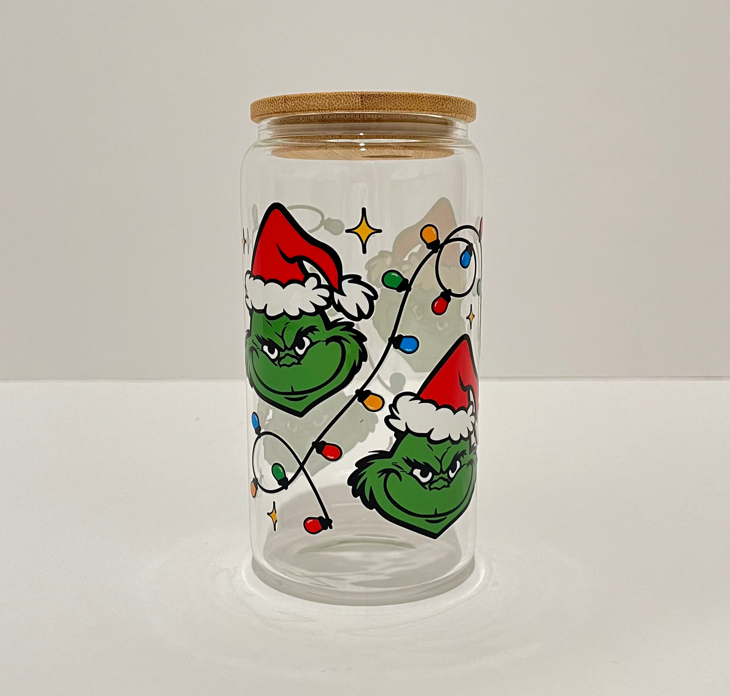 Green Guy Glass Cup
