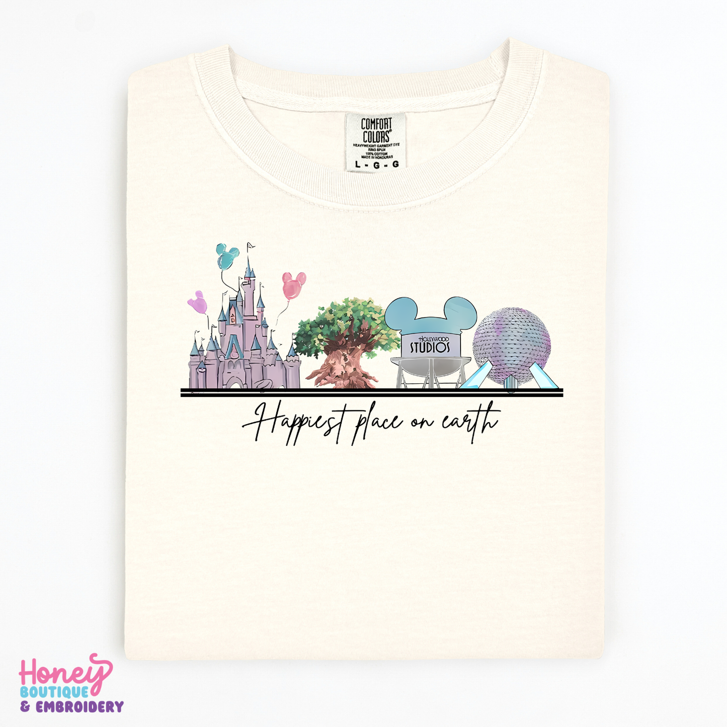 Happiest Place Park Icons - T-Shirt or Sweatshirt