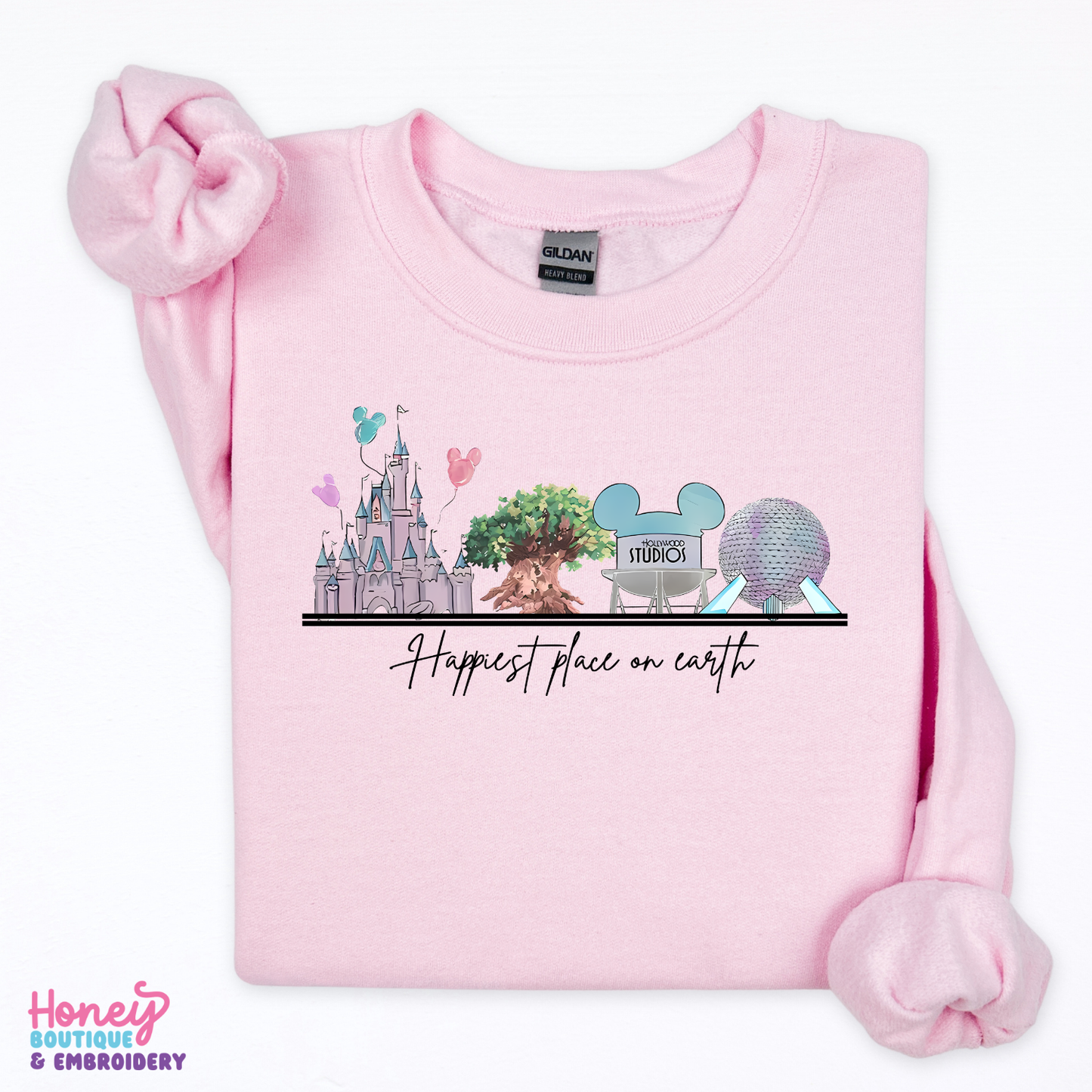 Happiest Place Park Icons - T-Shirt or Sweatshirt