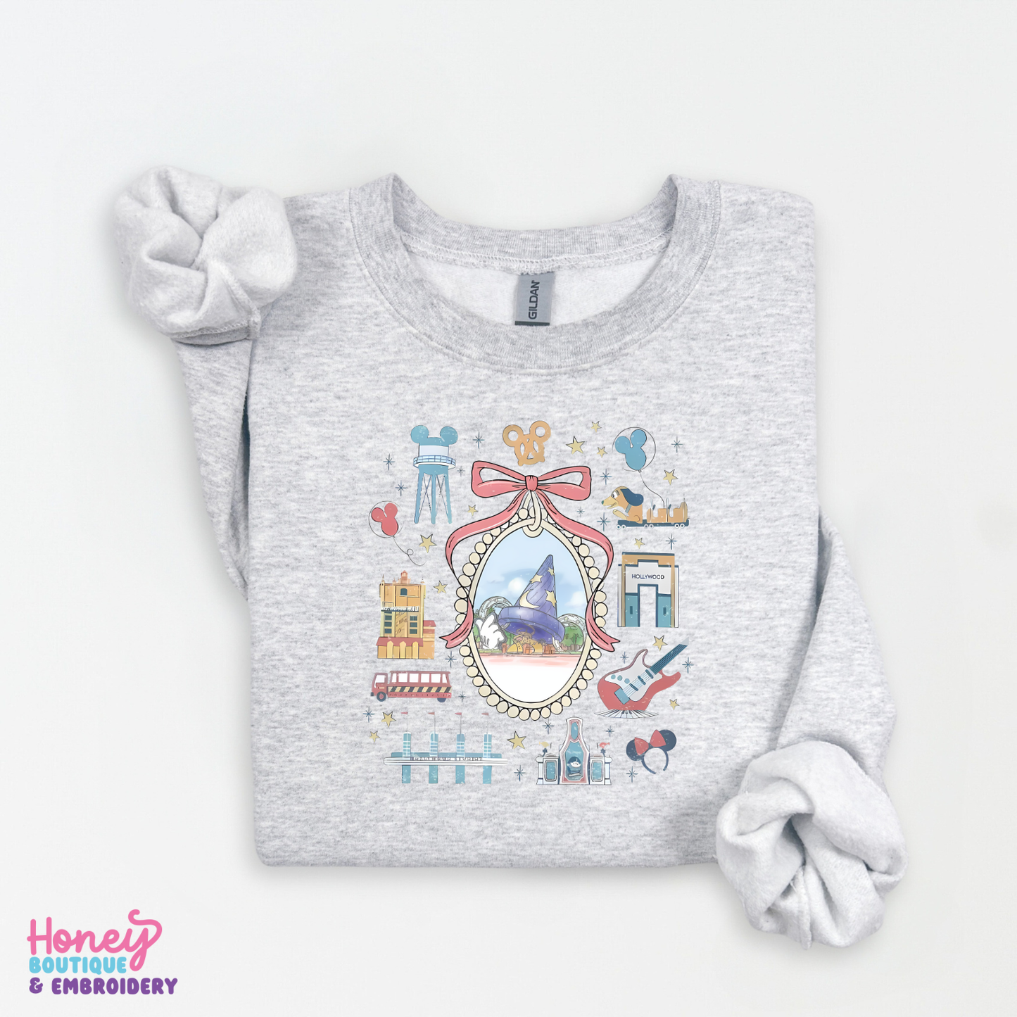 Hollywood Coquette Collage Sweatshirt