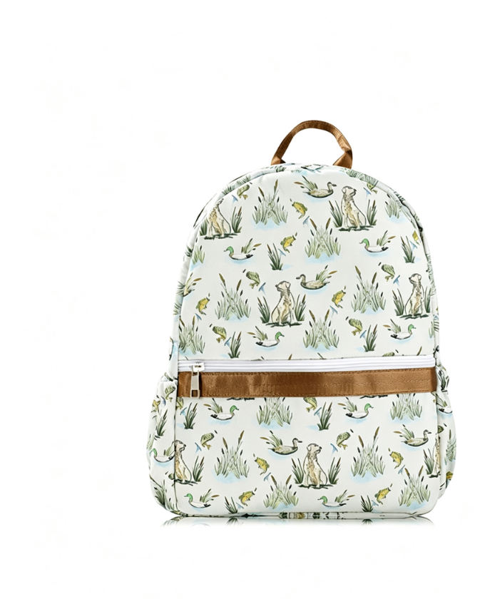 Personalized Ruffle Backpack - Embroidered with Name or Initials