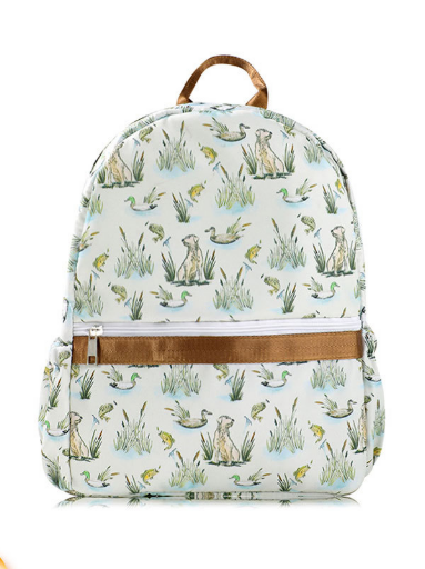 Personalized Ruffle Backpack - Embroidered with Name or Initials