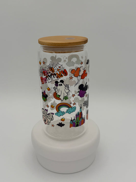 Magical Stay Spooky 16oz Glass Cup