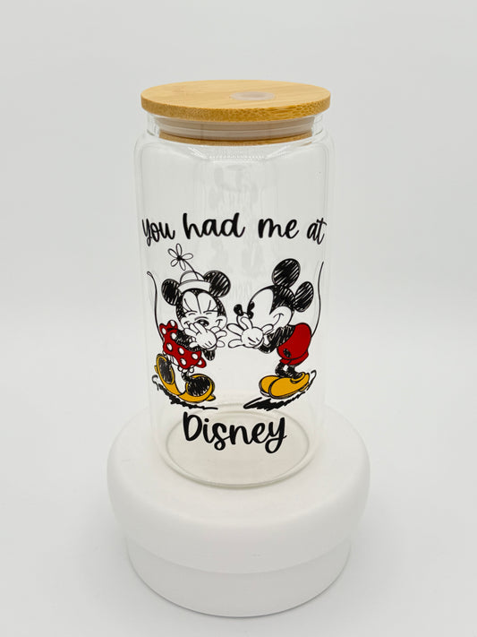 Magical Couple 16oz Glass Cup