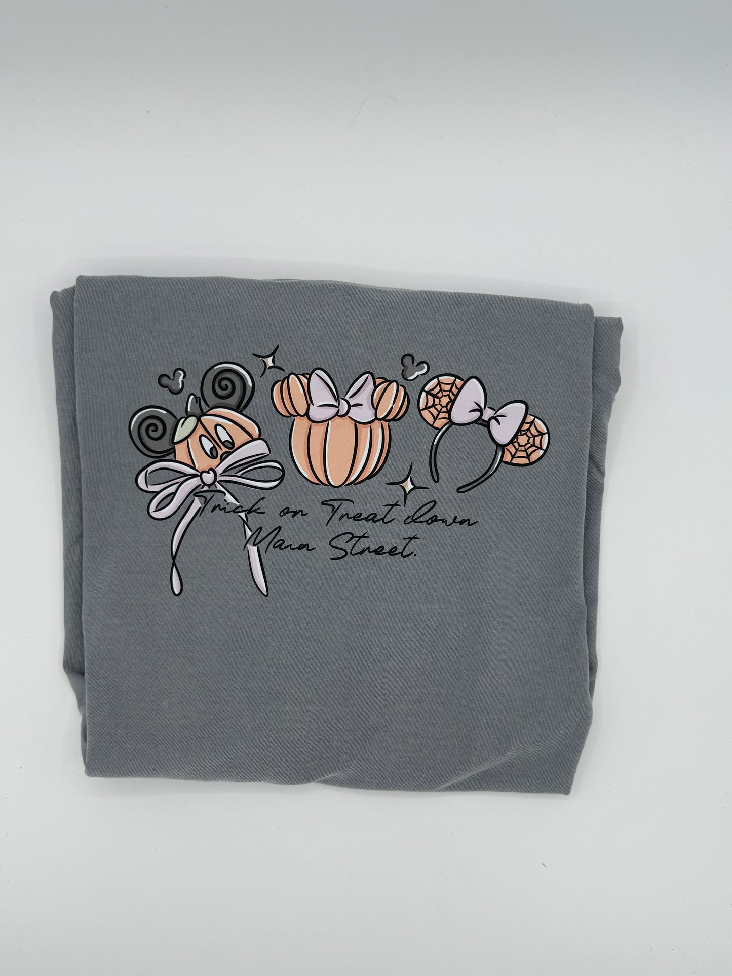 Trick or Treat Down Main Street Halloween Comfort Colors Shirt