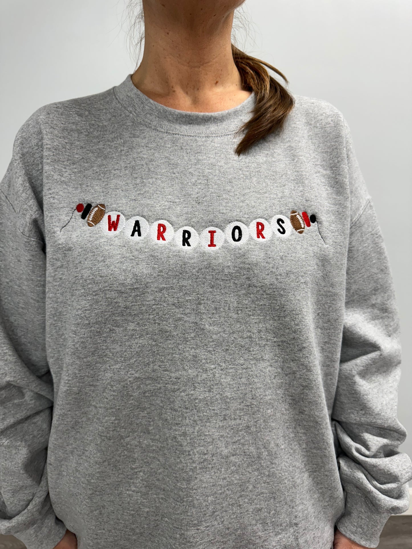 Warriors Embroidered Sweatshirt