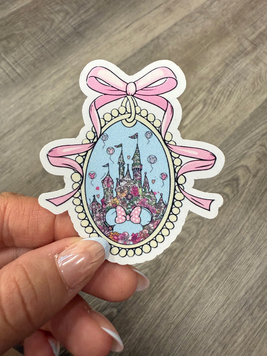 Magic Floral Castle Coquette Sticker