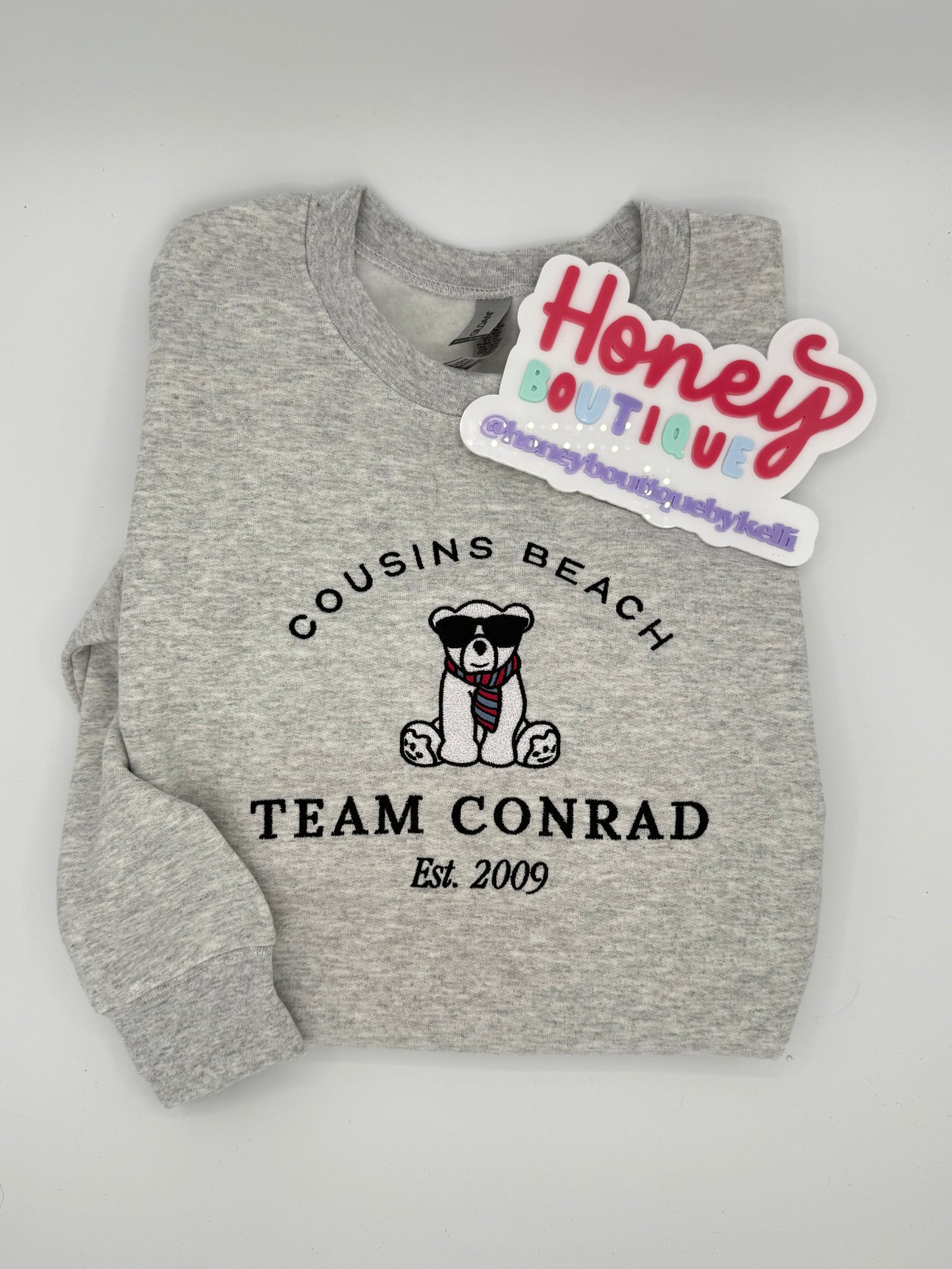 Team Conrad - Cousins Beach Embroidered Sweatshirt